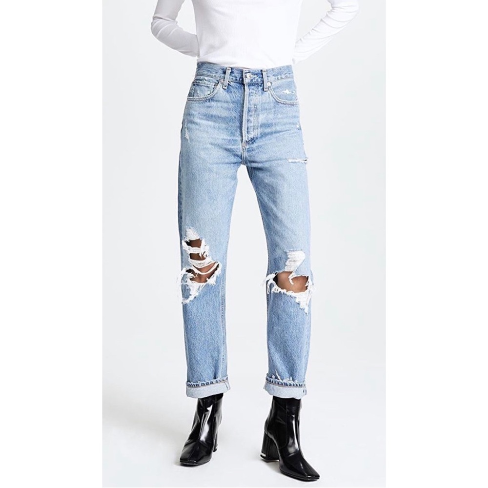 AGOLDE 90s Ripped Loose Jeans